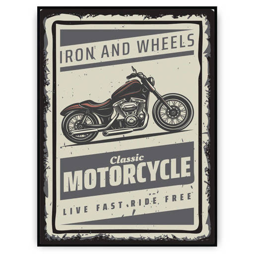 Plakat - Klasyczne motocykle