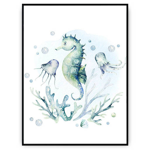 Plakat - Malowany konik morski