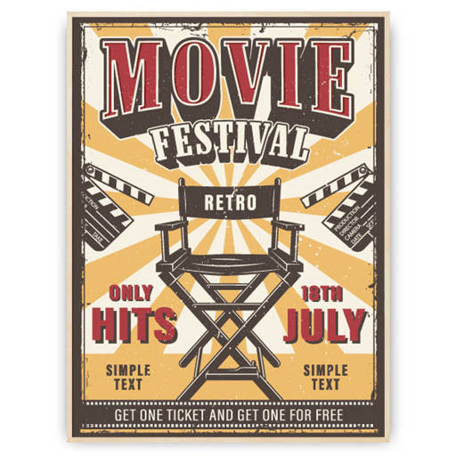 Plakat - Movie festival