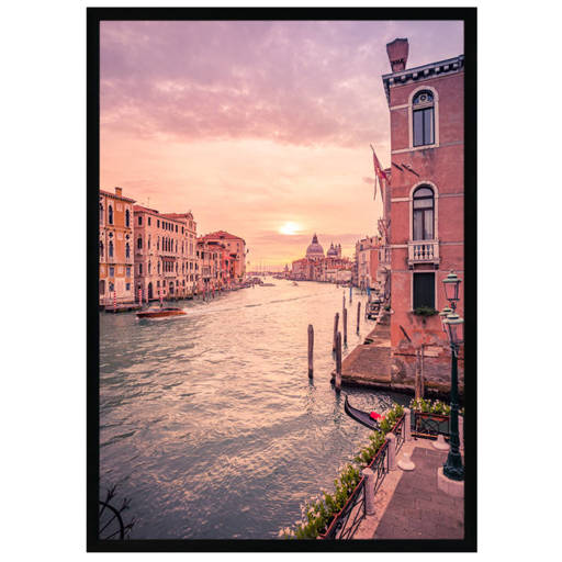 Plakat - Różowa Wenecja