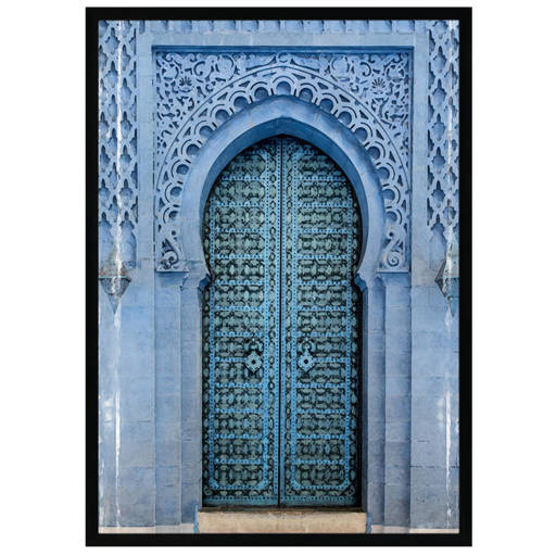 Plakat - Tradycyjne drzwi w Maroko