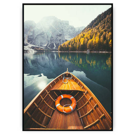 Plakat - W łódce