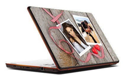 Walentynkowa naklejka na laptopa z własnego zdjęcia nr 1