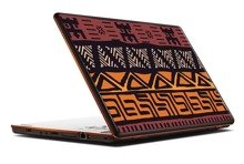 Naklejka na laptopa - Afrykański wzór v3 0324
