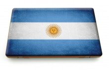 Naklejka na laptopa - Flaga Argentyny