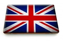 Naklejka na laptopa - Flaga Wielkiej Brytanii