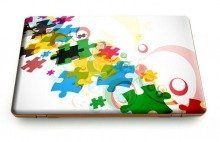 Naklejka na laptopa - Puzzle 0129