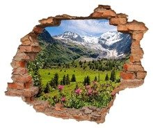 Naklejka na ścianę Dziura 3D Tour du Mont Blanc 0083