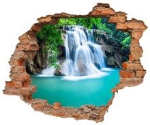 Naklejka na ścianę Dziura 3D Wodospad Huay Mae Kamin 0093